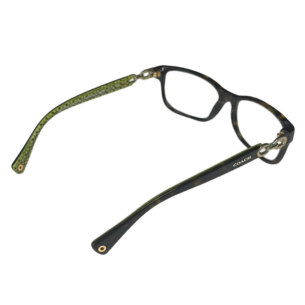 Coach HC5232 Fannie Dark Tortoise/Green Sig C Eyeglass Glasses Frames 52-16 135 - Picture 11 of 15